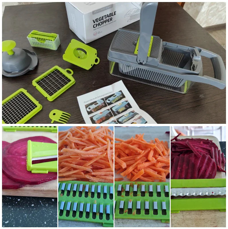 14-in-1 Vegetable Chopper and Slicer