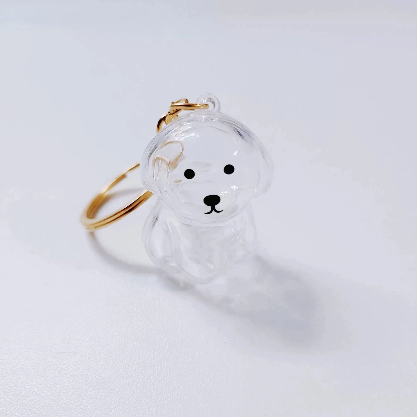 Pet Hair Memorial Keychain