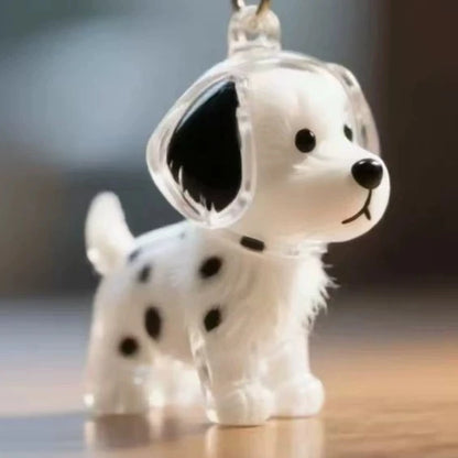 Pet Hair Memorial Keychain