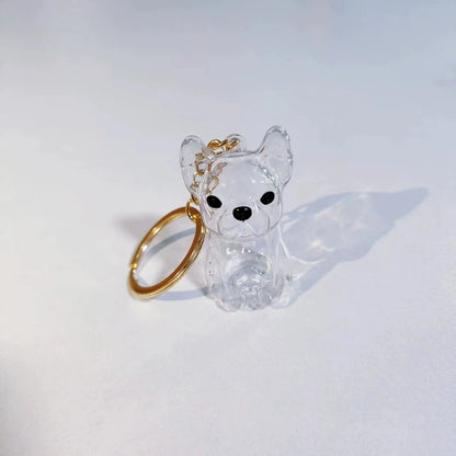 Pet Hair Memorial Keychain