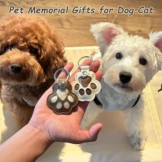 Pet Fur Memorial Keychain Keepsake