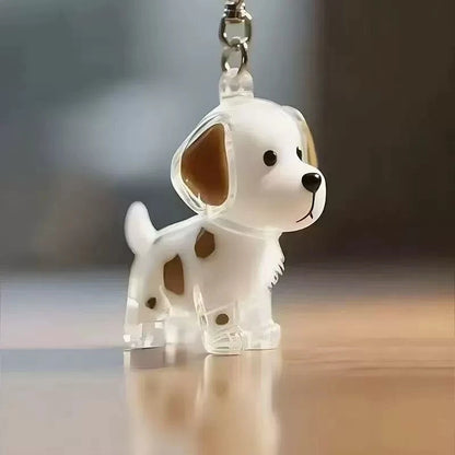 Pet Hair Memorial Keychain