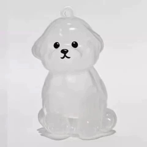 Pet Hair Memorial Keychain