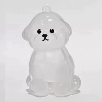 Pet Hair Memorial Keychain
