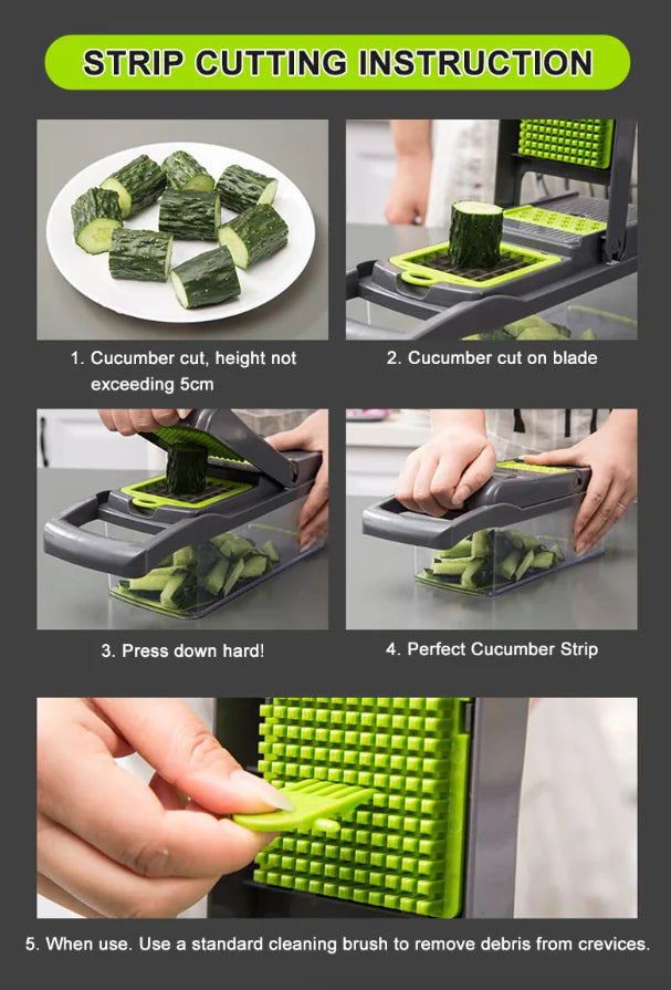 14-in-1 Vegetable Chopper and Slicer