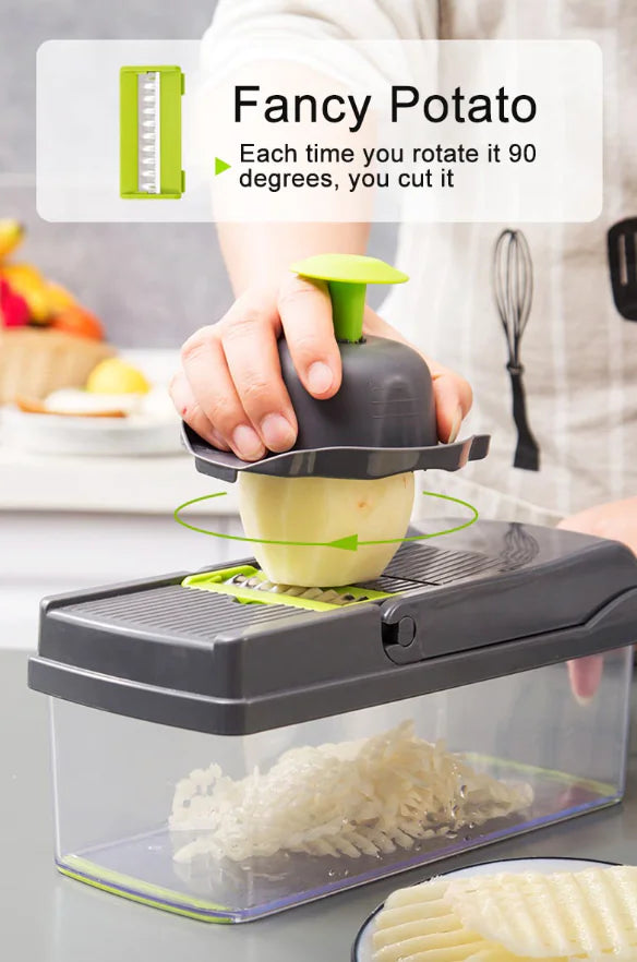 14-in-1 Vegetable Chopper and Slicer