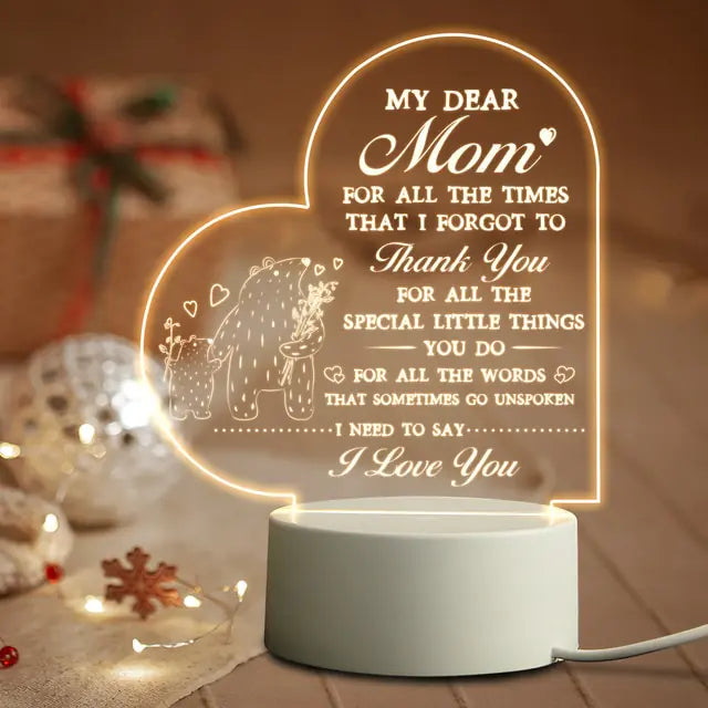 Mom's Gift Night Light